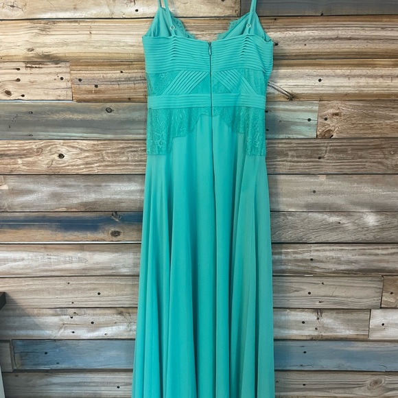 Antonea Lace Trim Pleated Gown Excellent Condition - Small - Picture 2 of 5